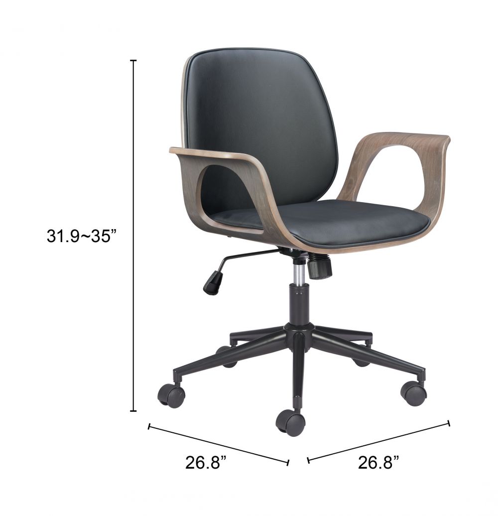 Ali Faux Leather Office Chair