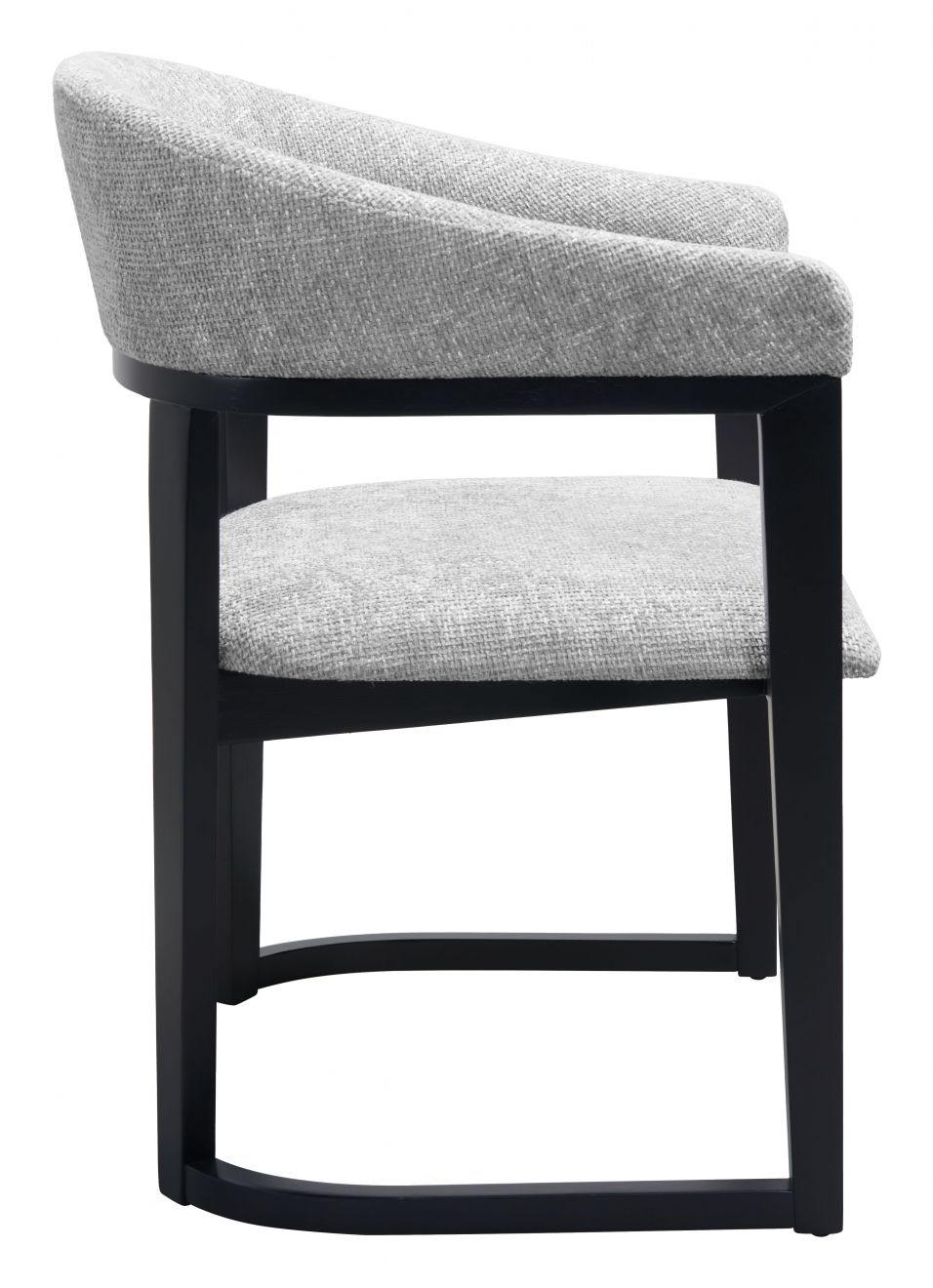 Anasa Grey Fabric Dining Chair