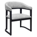 Anasa Grey Fabric Dining Chair