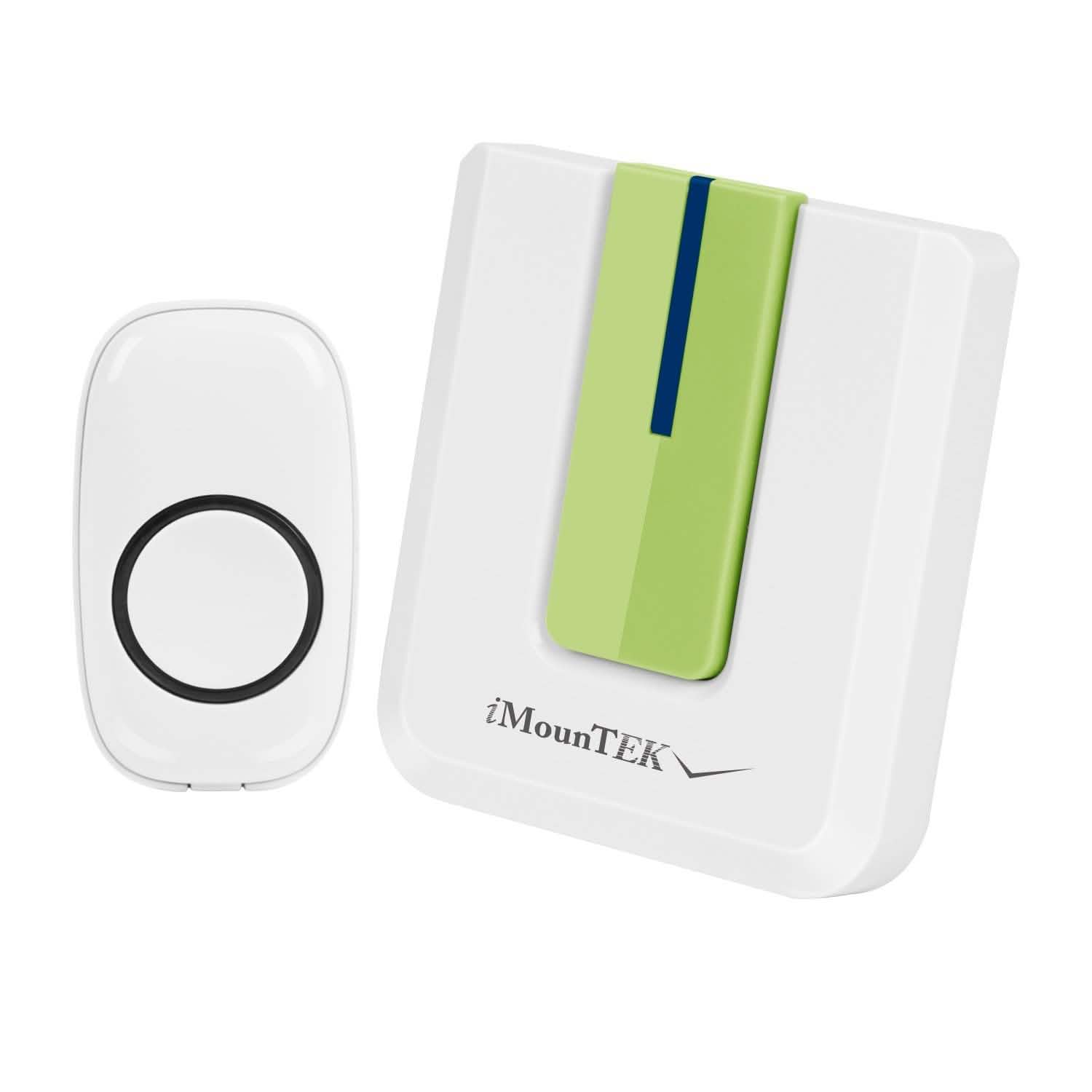 Wireless Doorbell Rings 1000FT with 1 Plug Receiver Chimes